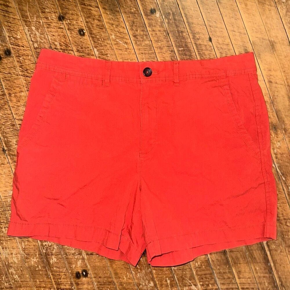 Banana Republic orange red size 10 vacationcore shorts